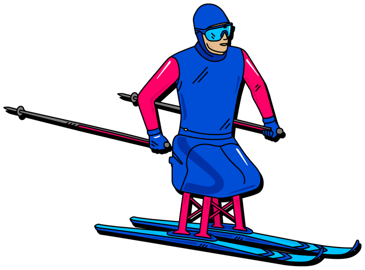Sit Skis for Para-Biathlon